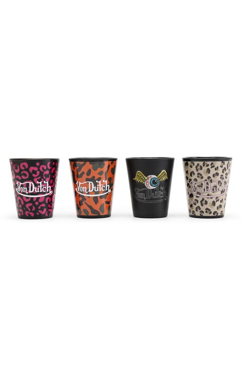 Iconic 4-Piece Shot Glass Set
