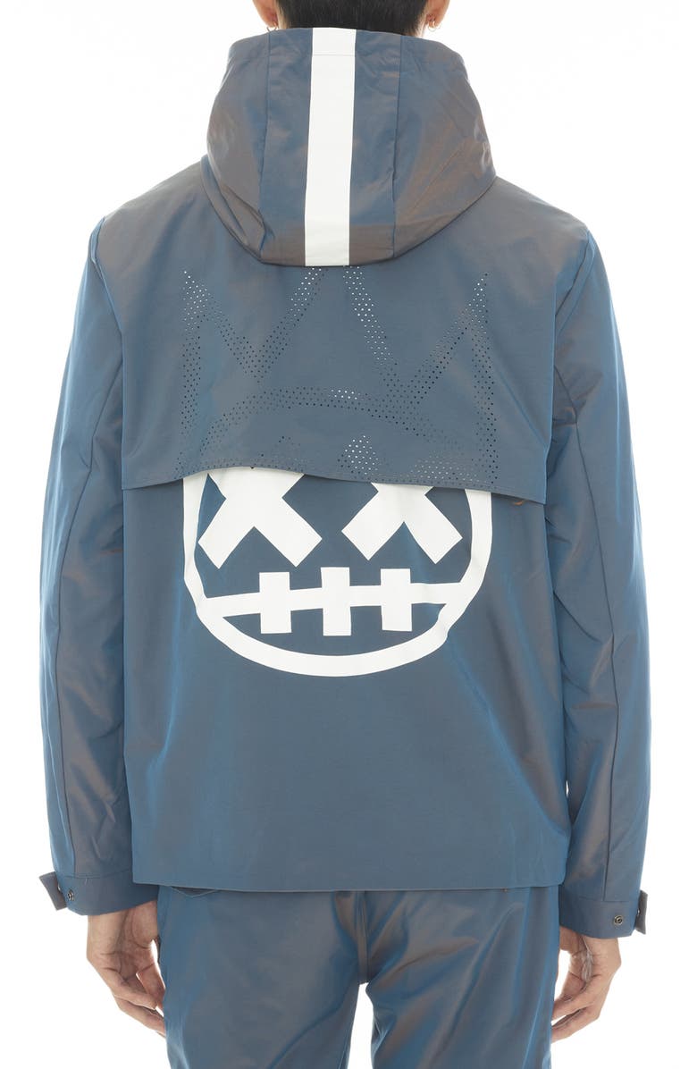 Cult of Individuality Zip Pocket Hooded Windbreaker, Alternate, color, Sea Foam