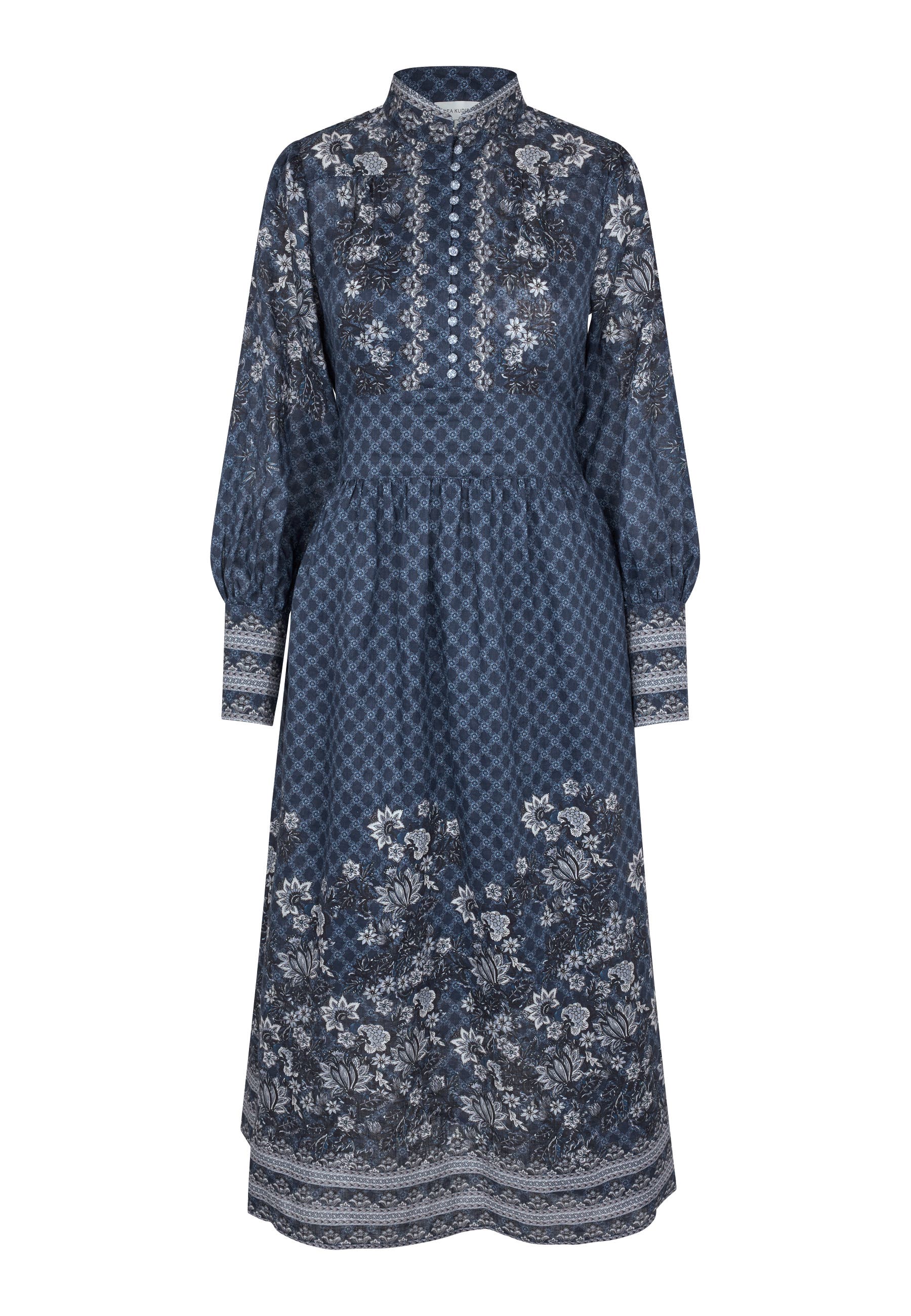 Dea Kudibal Alondradea Floral Linen Midi Dress (Women) | Nordstrom