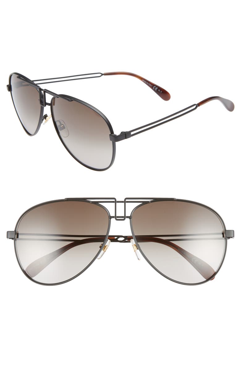 Givenchy 61mm Aviator Sunglasses, Main, color, 