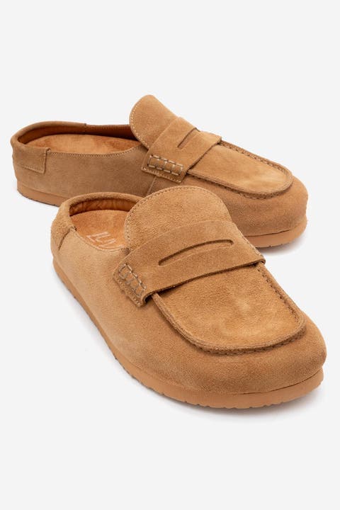 Priva Leather Slip-On Slipper