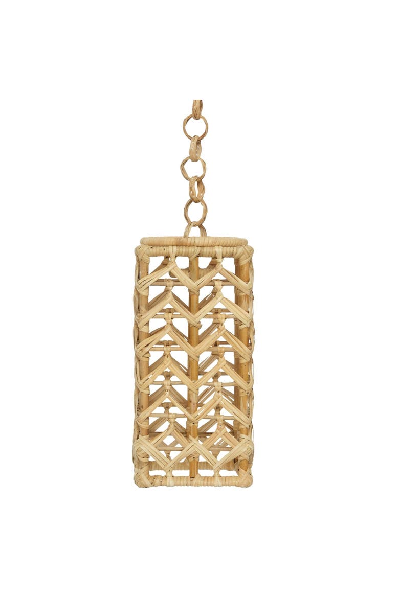Rectangular Jaali Lamp Shade, Main, color, Natural