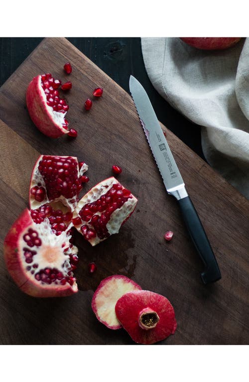 Zwilling Four Star 5-inch Serrated Utility Knife