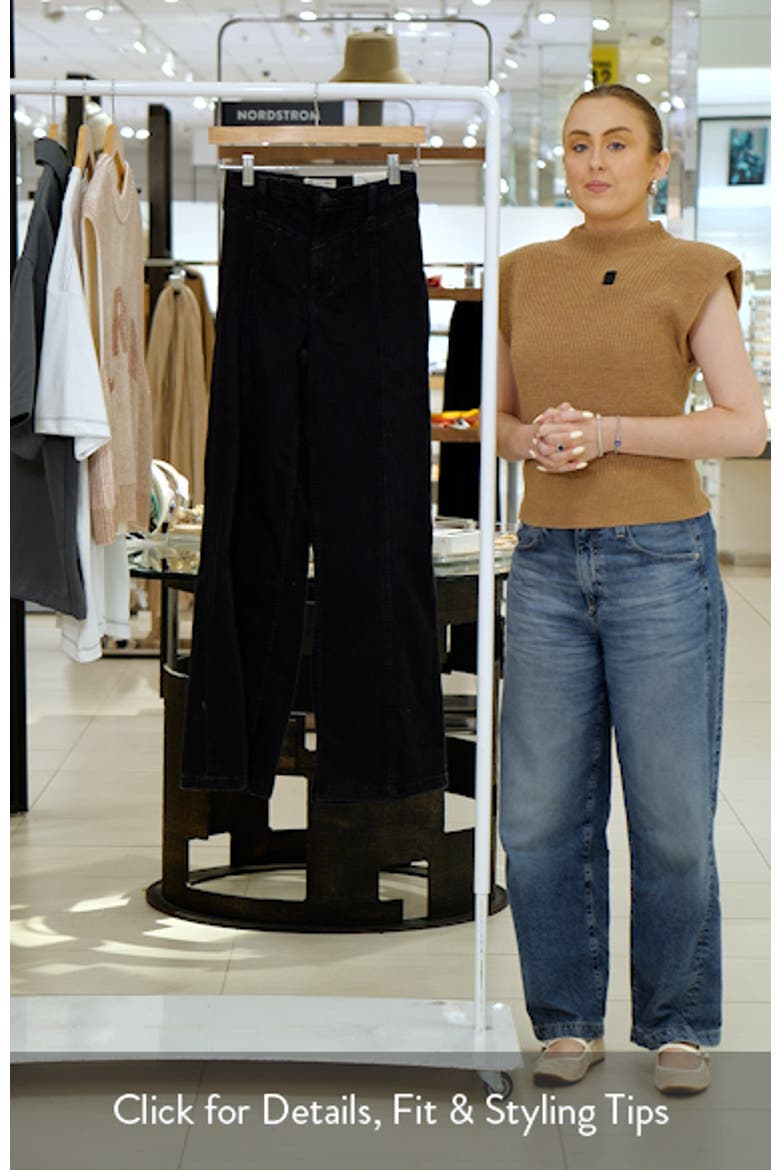Libre Front Yoke Wide Leg Jeans video