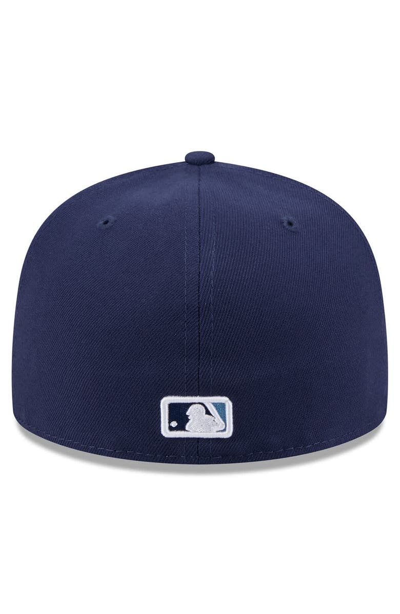 New Era Men's New Era  Navy Tampa Bay Rays 2025 Jackie Robinson Day 59FIFTY Fitted Hat, Alternate, color, 