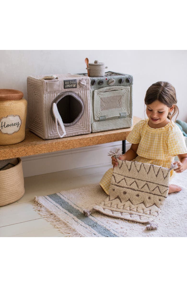 Lorena Canals Play Basket Washing Machine, Alternate, color, Grey