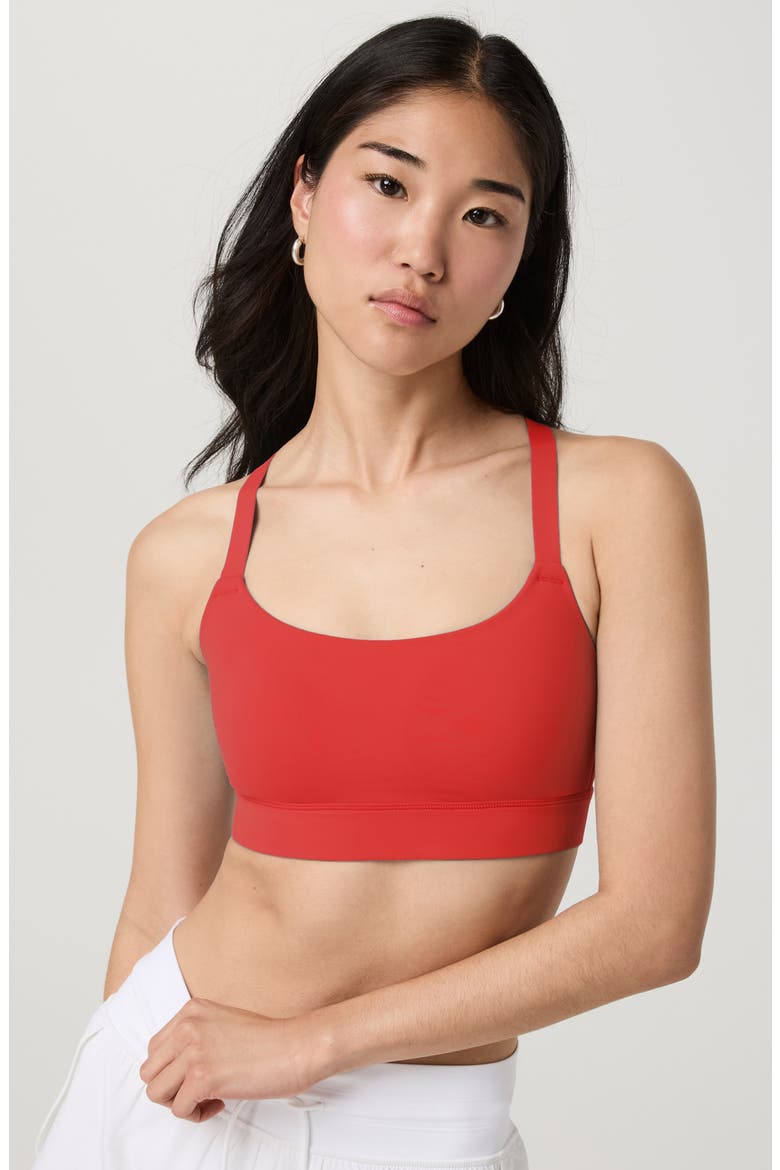 V1 High Impact Sports Bra, Alternate, color, CRIMSON