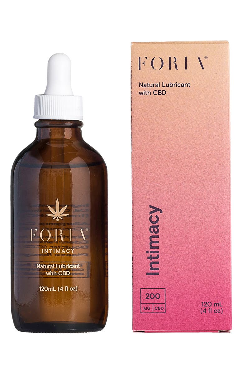 FORIA Intimacy Natural Lubricant with CBD, Main, color,