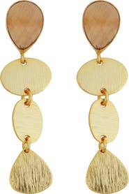 Panacea Stone Linear Drop Earrings