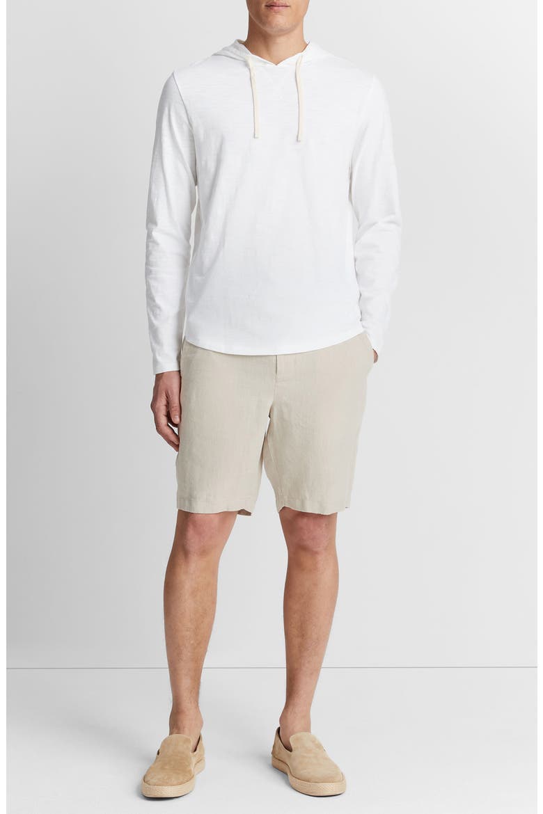 Regular Fit Slub Hoodie, Alternate, color, OPTIC WHITE