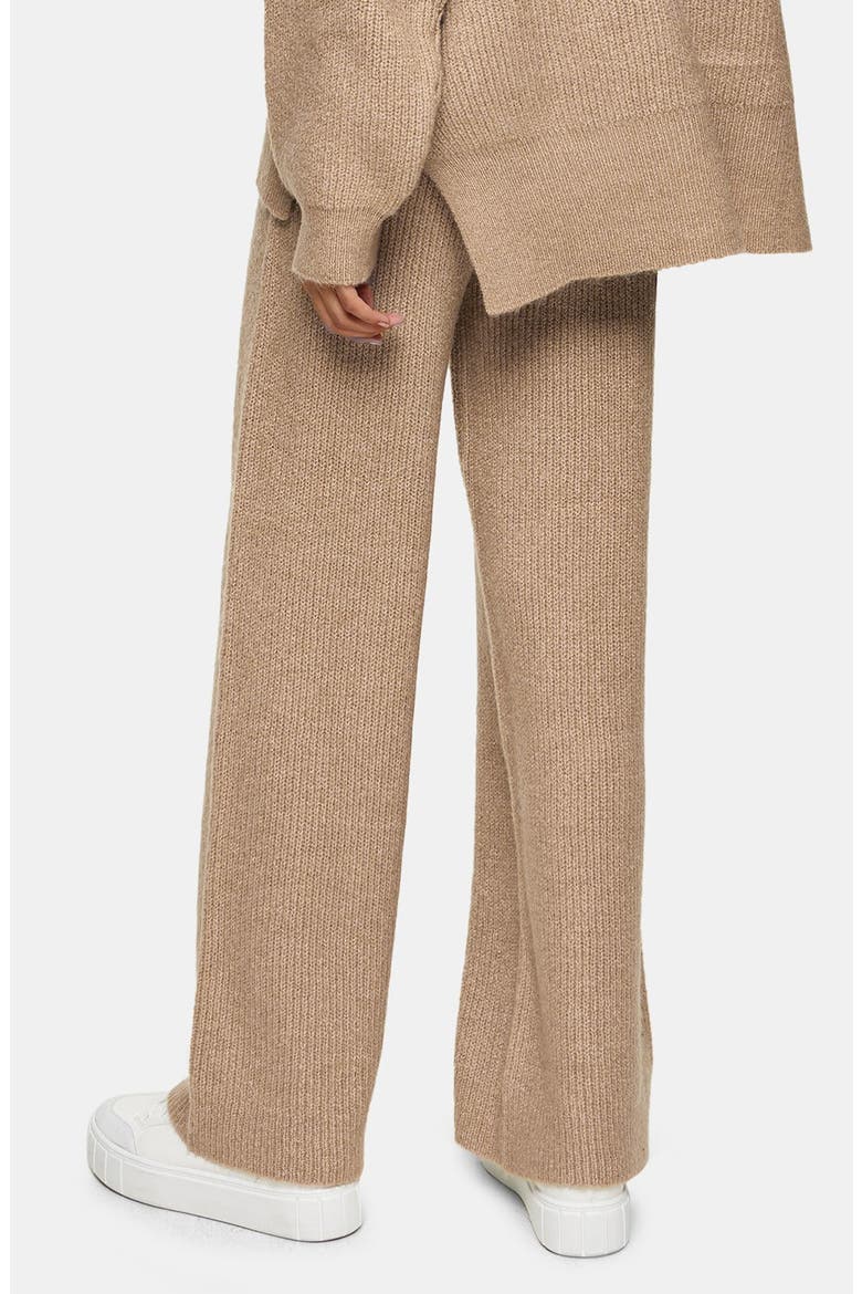 Henley Wide Leg Pants, Alternate, color, NUDE