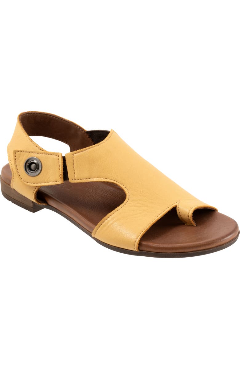 Bueno Tessie Toe Loop Sandal, Main, color, Mustard