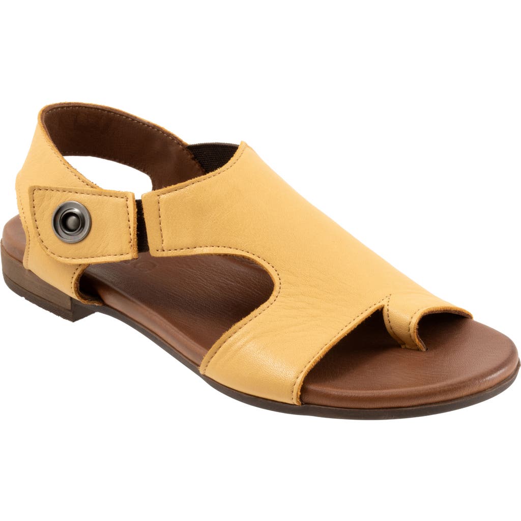 Bueno Tessie Toe Loop Sandal In Mustard