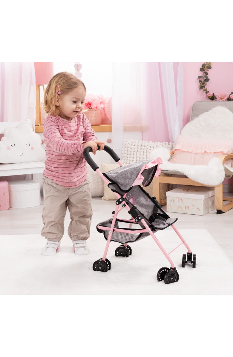Bayer Design Buggy 10 Piece Set, Bed & Accessories Set for Dolls Up to 18 Inches, Ages 3+, Alternate, color, Multicolored