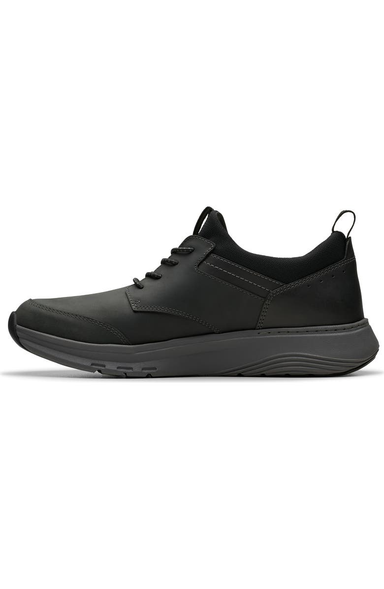 Clarks<sup>®</sup> Motion Trek EZ Slip-On Sneaker, Alternate, color, Black Leather