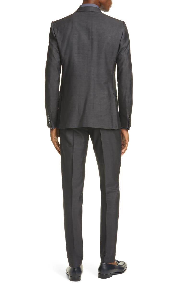 ZEGNA Ermenegildo Zegna Classic Fit Solid Silk & Wool Suit, Alternate, color, 