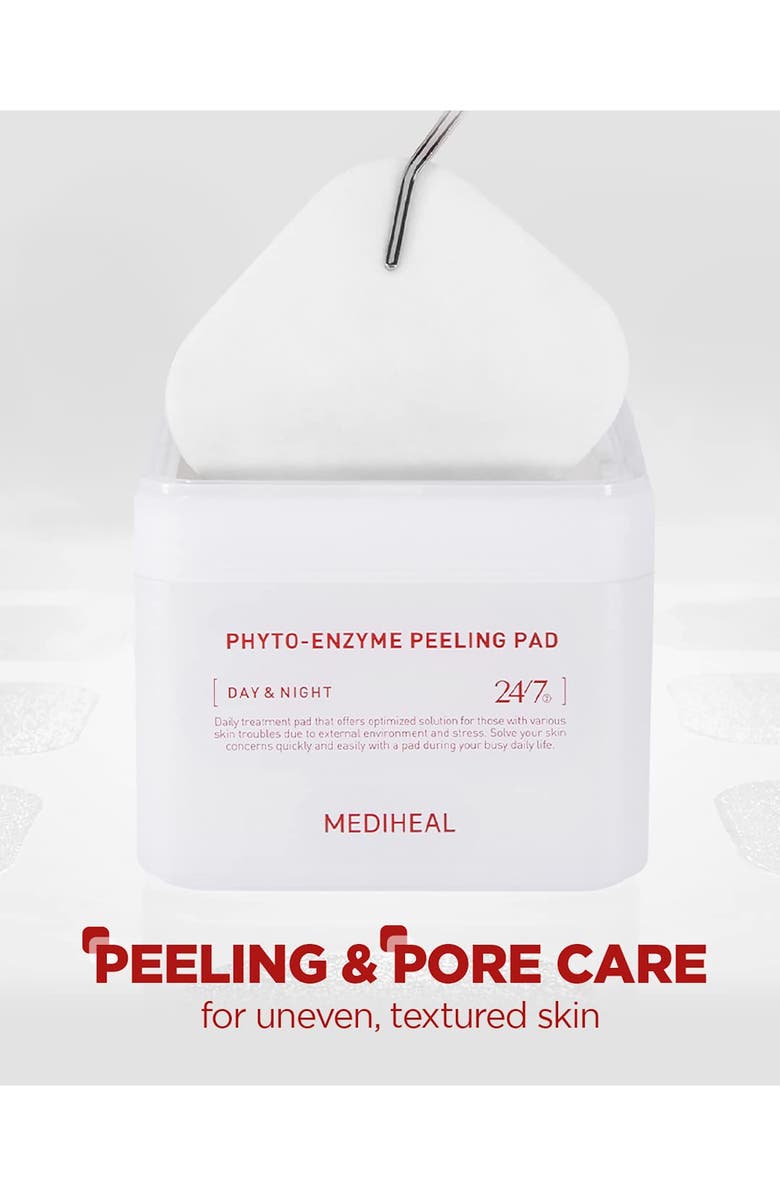 MEDIHEAL Phyto-Enzyme Peeling Pad, Alternate, color, White