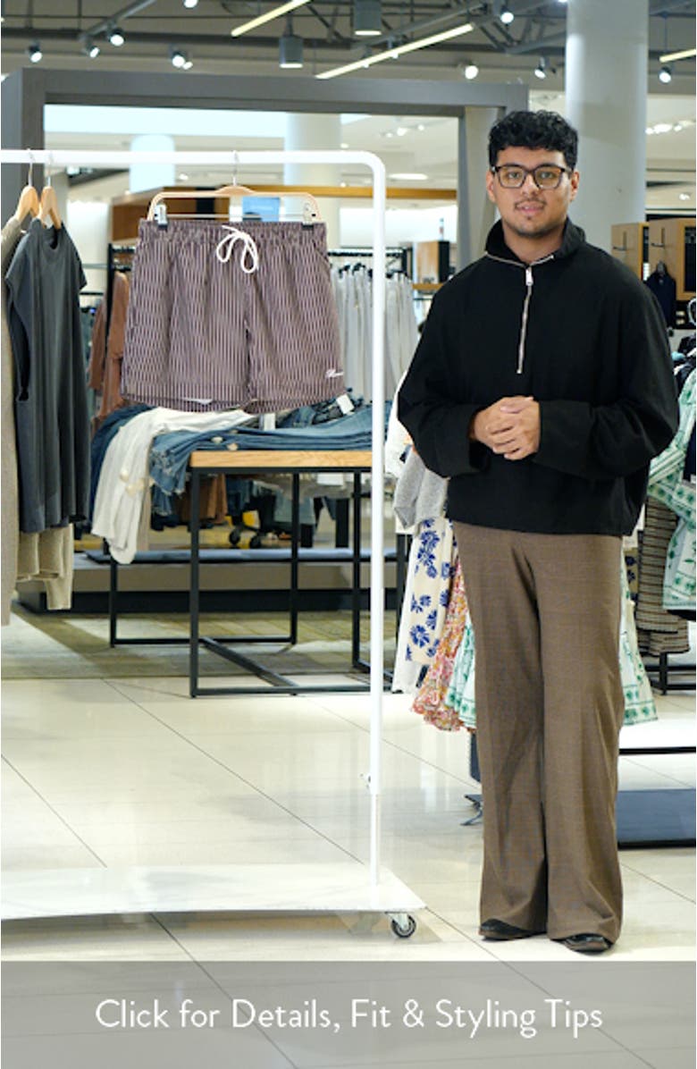 Bailey Pinstripe Swim Trunks, sales video thumbnail