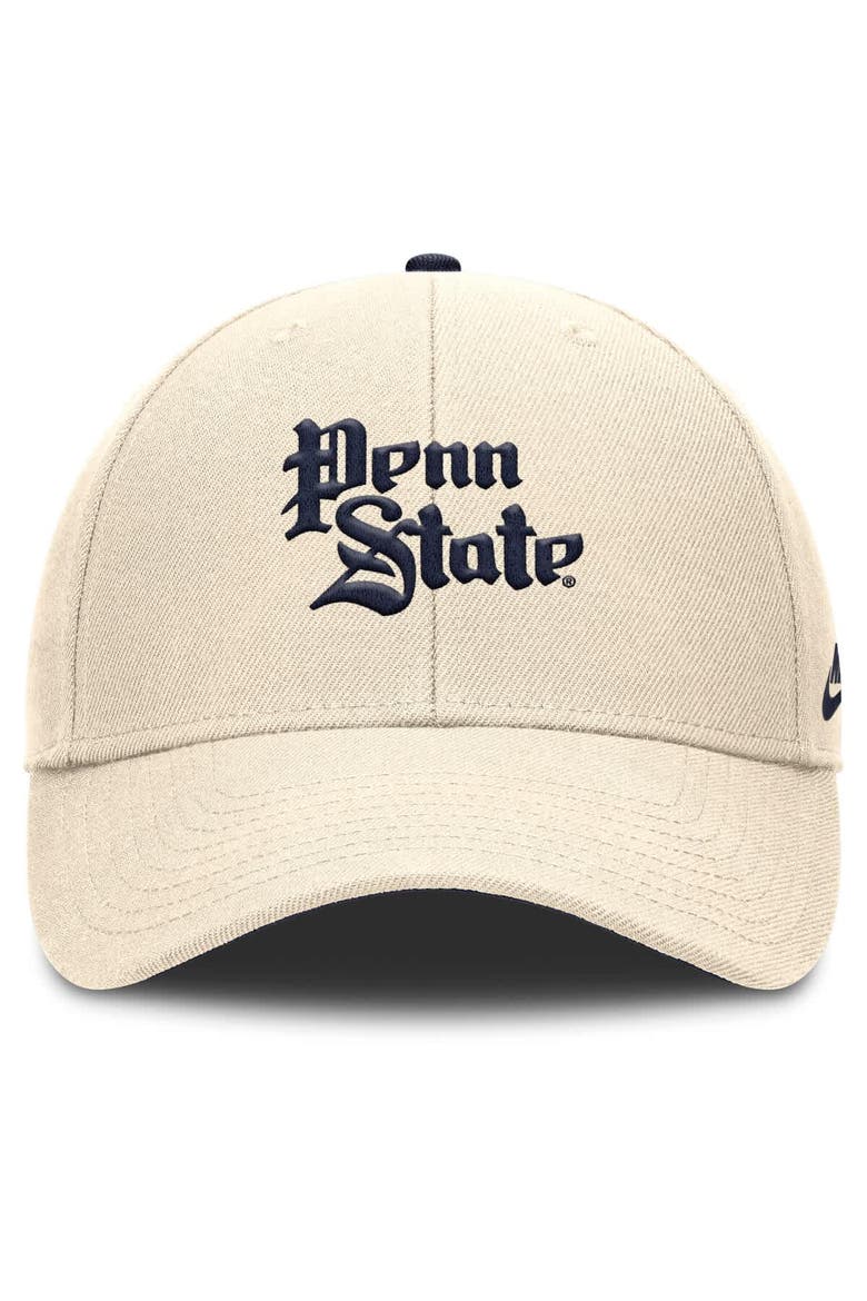 Men's Nike Natural Penn State Nittany Lions Rise Legacy Adjustable Hat, Alternate, color, Natural