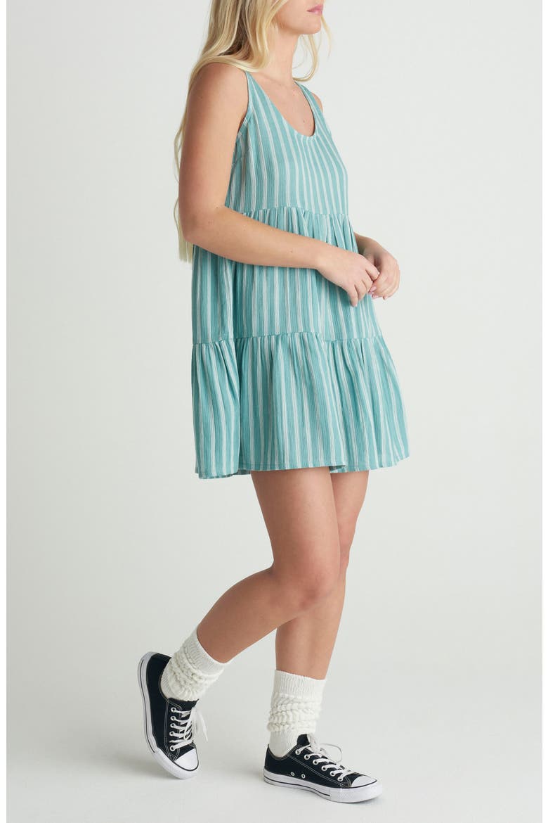 Hidden Treasures Babydoll Minidress, Alternate, color, REEF WATERS