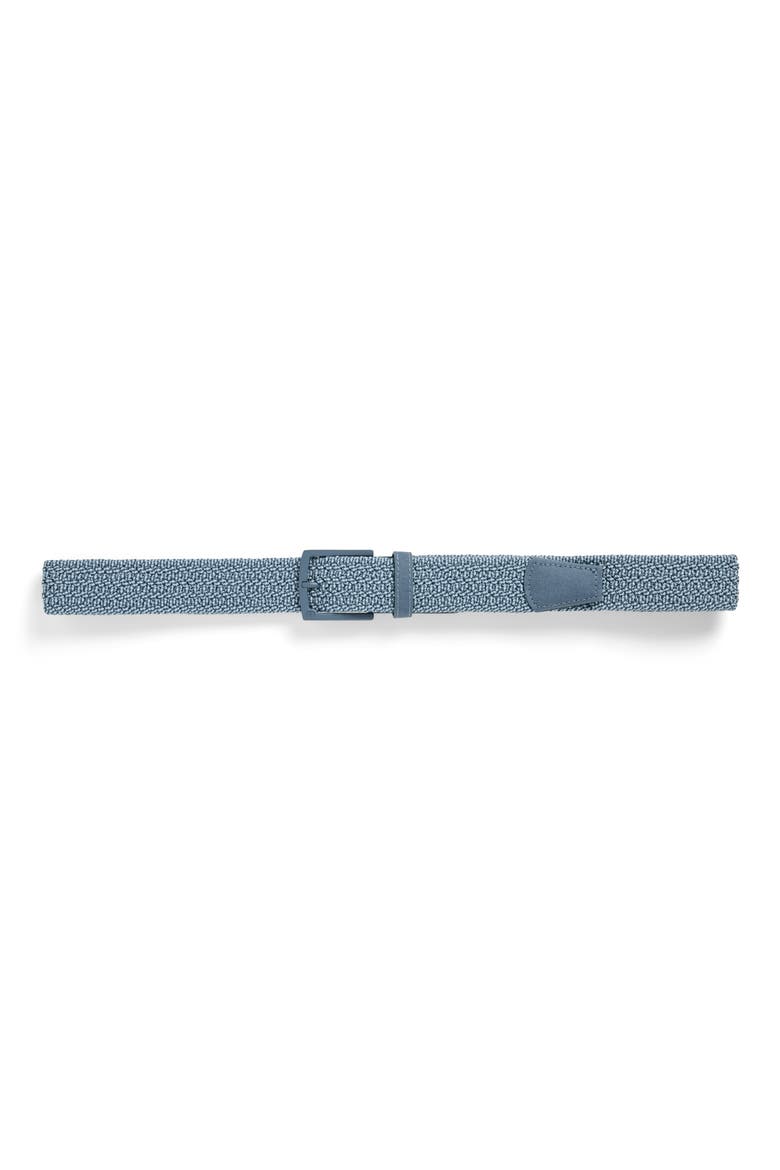 Mutually Exclusive Stretch Woven Belt, Alternate, color, BERING SEA
