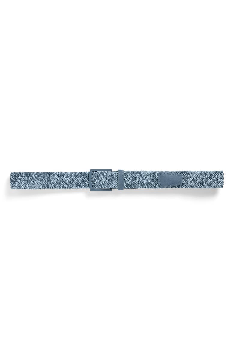 TravisMathew Mutually Exclusive Stretch Woven Belt, Alternate, color, Bering Sea