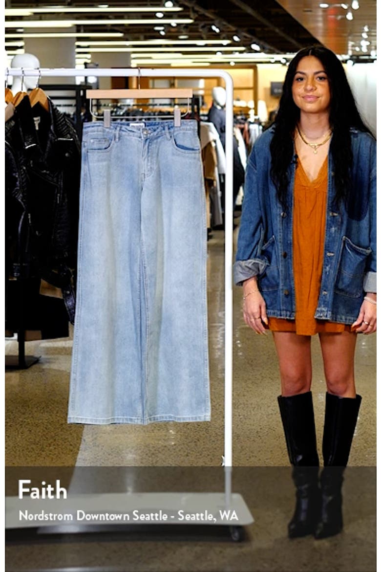Ramos Low Rise Wide Leg Jeans video