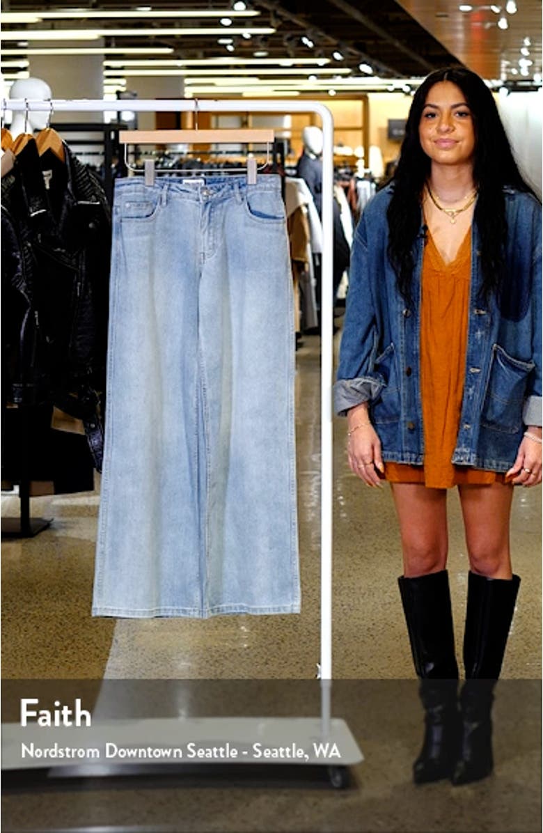 Ramos Low Rise Wide Leg Jeans, sales video thumbnail