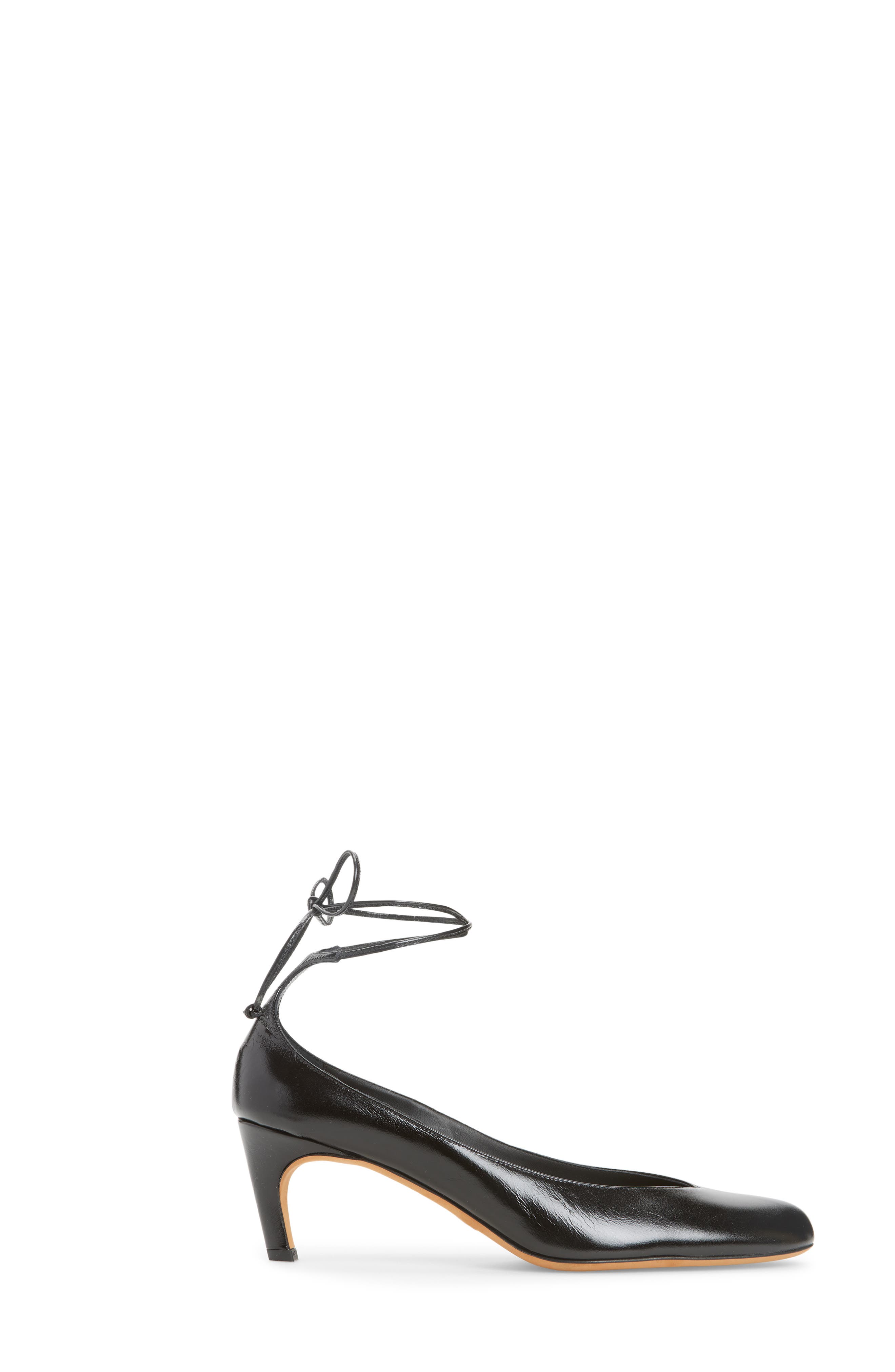 Proenza Schouler Uma Tie Kitten Heel Pump, Alternate, color, Black