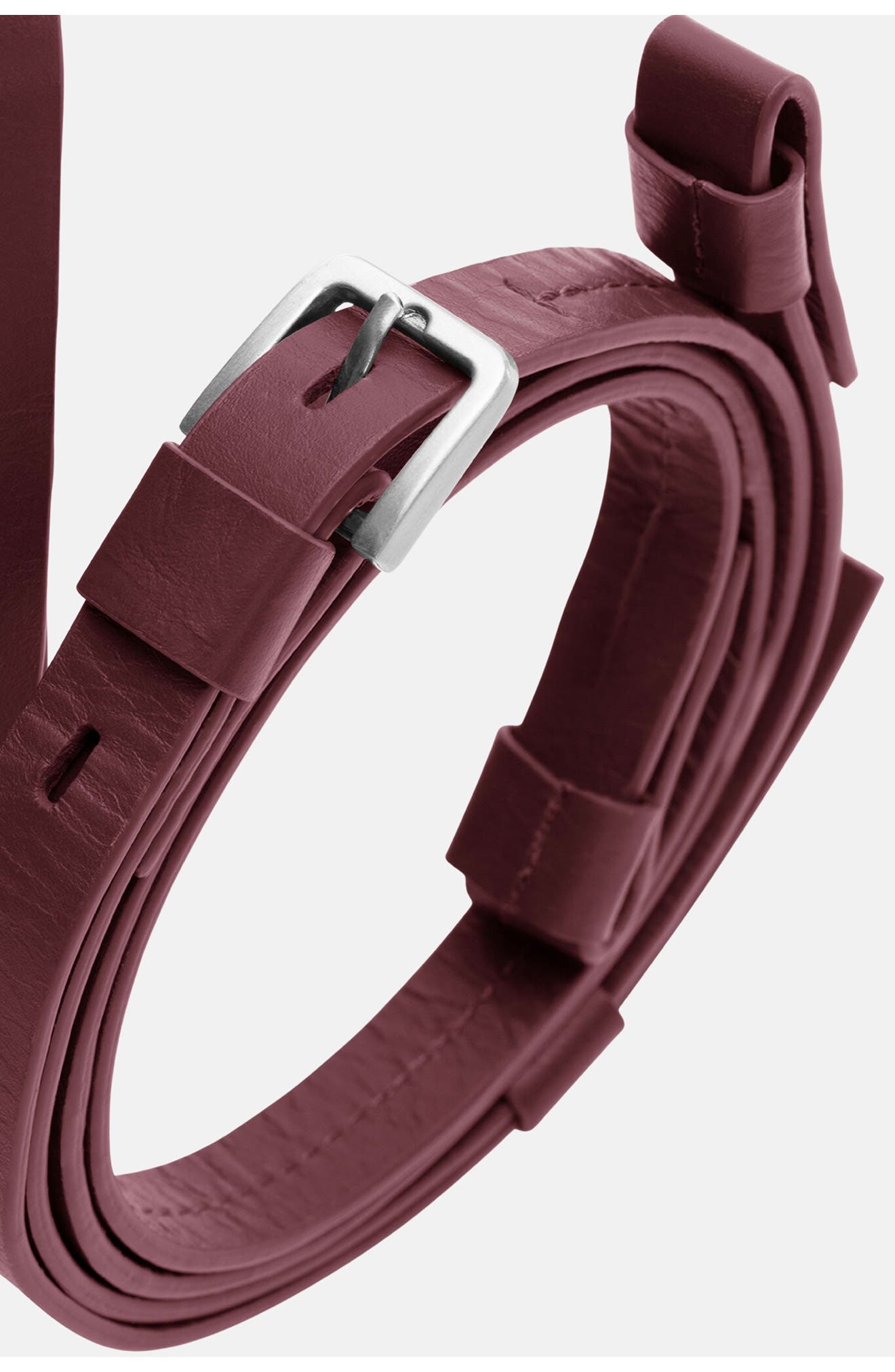 Margaux Leather Crossbody Bag, Alternate, color, WINE