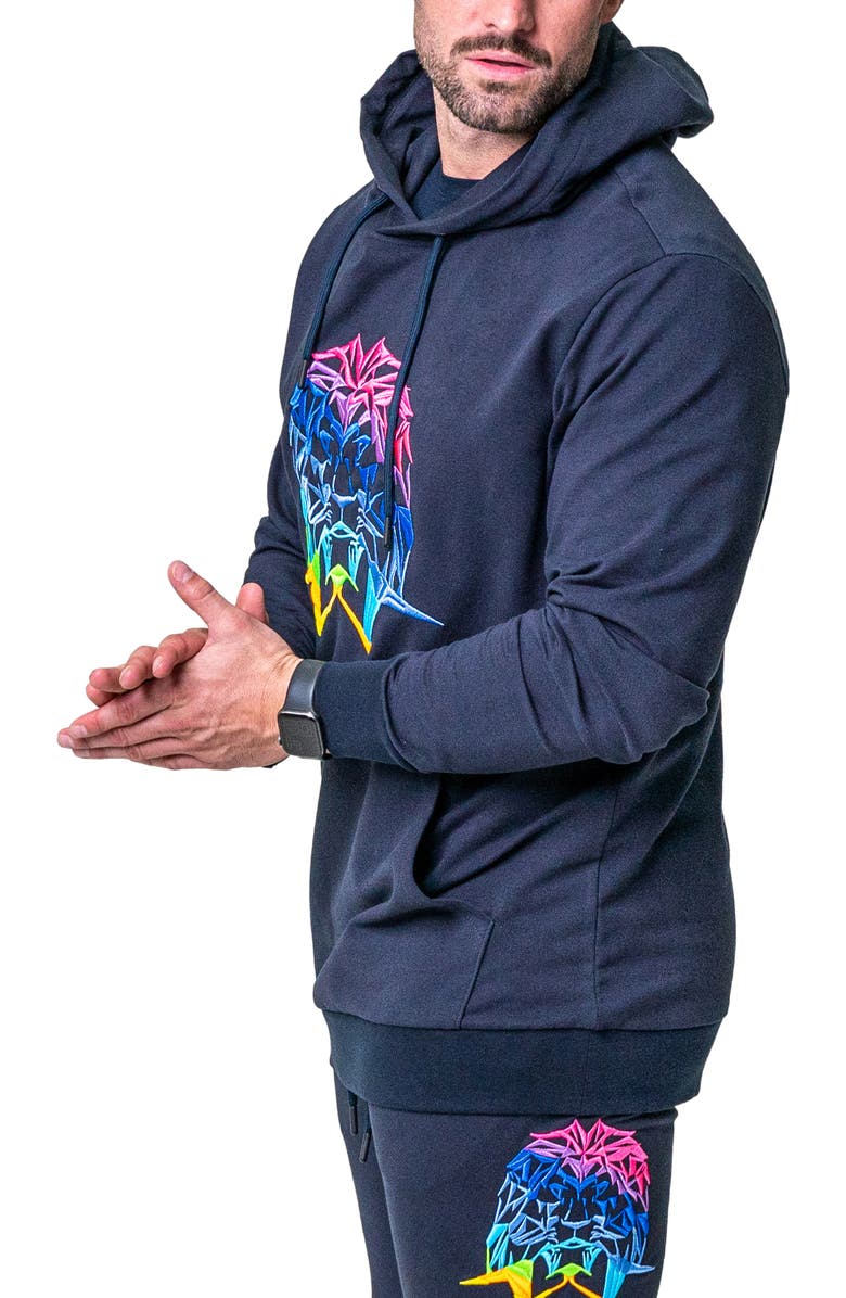 Maceoo Neon Graphic Hoodie, Alternate, color,