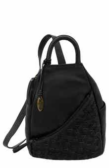 Børn Woven Leather Sling Bag