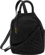 Børn Woven Leather Sling Bag