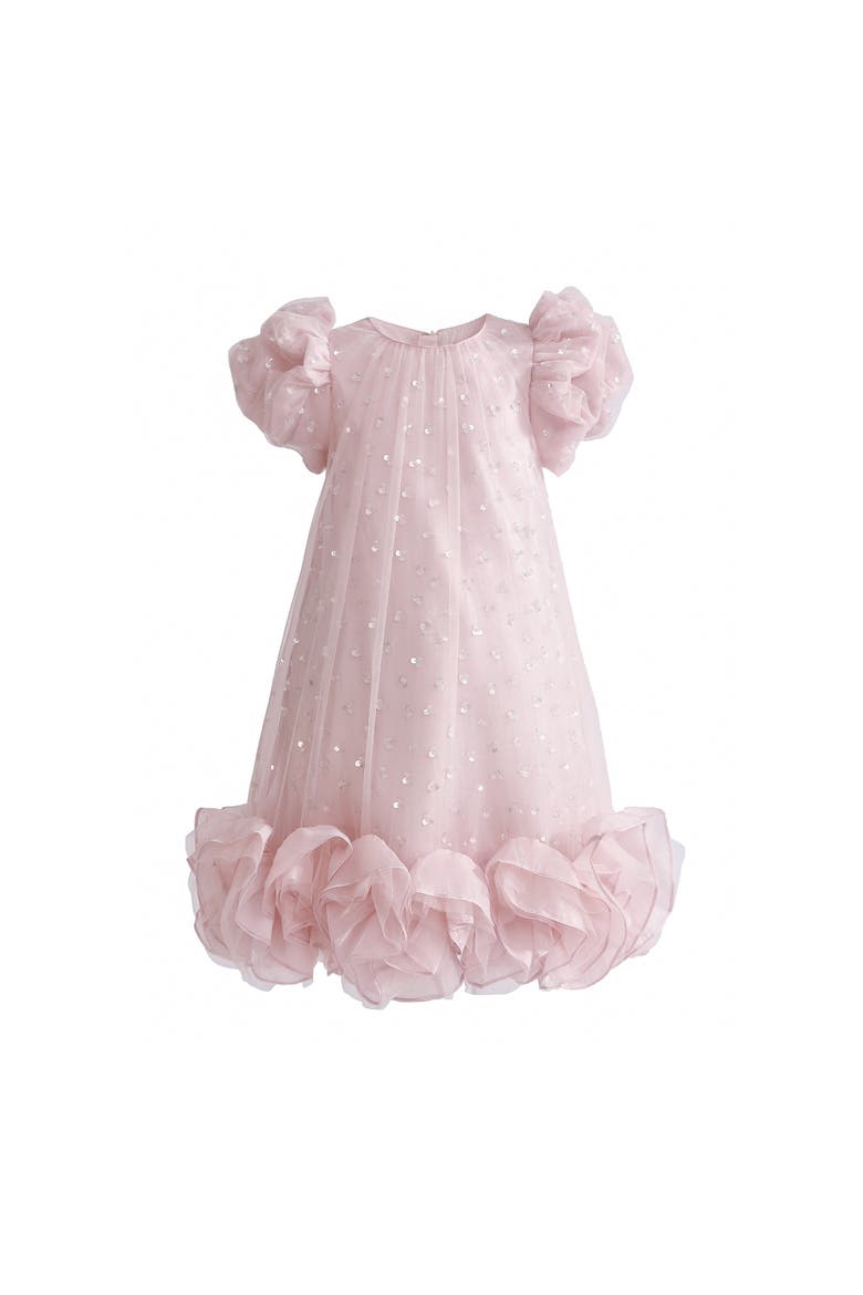 Thalina Ruffle Dress, Main, color, Pink
