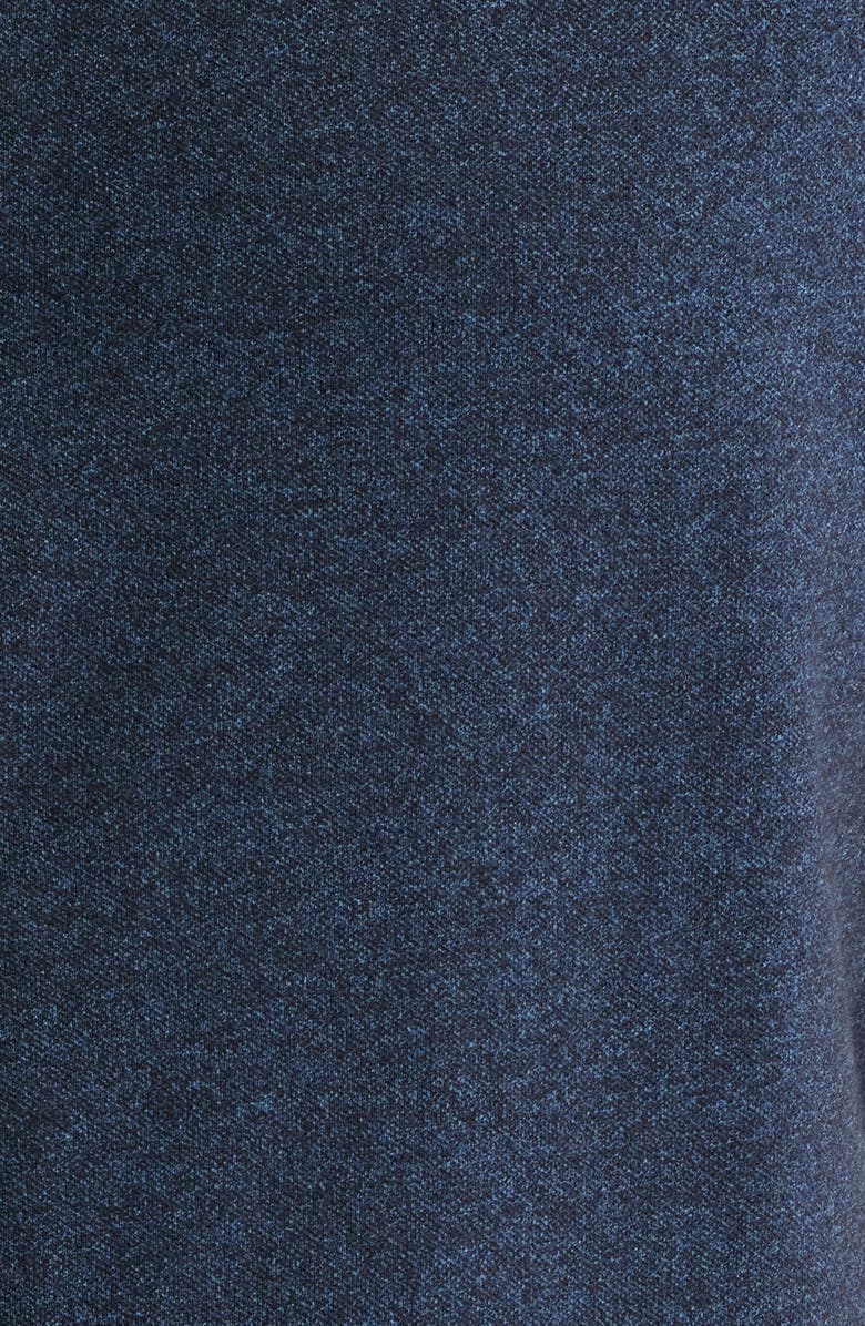 Robert Barakett Harker Short Sleeve Knit Button-Up Shirt, Alternate, color, Navy