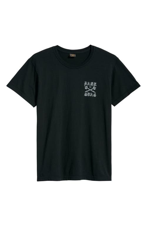 Dark Seas Eternal Cotton Graphic T-shirt In Black
