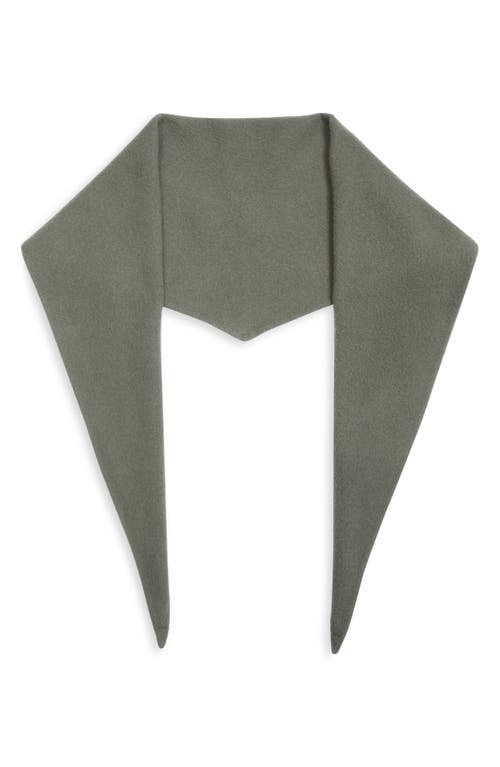 Rier Losange Wool Scarf In Green
