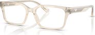Emporio Armani 55mm Rectangle optical glasses