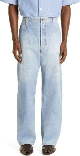 ☆要在庫確認☆ 【BOTTEGA VENETA】Denim Jeans BOTTEGA VENETA | Belted Wide Leg Jeans | Men | Lane Crawford