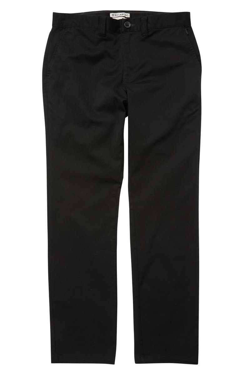 Billabong Carter Stretch Twill Chinos, Main, color, 