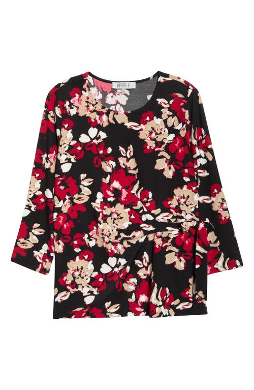 Kasper Side Tie Top In Multi