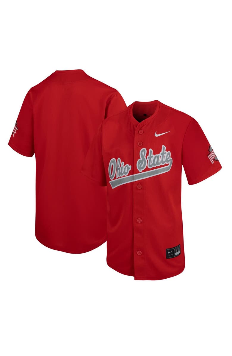 Nike Youth Nike Scarlet Ohio State Buckeyes Limited Baseball Jersey, Alternate, color, Scarlet