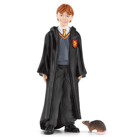 Wizarding World Ron and Scabbers, 2 Piece Set, Collectible Figurine