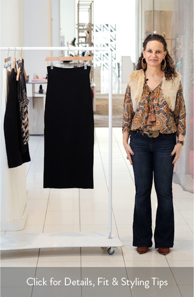 Lulu Fine Knit Midi Skirt, sales video thumbnail