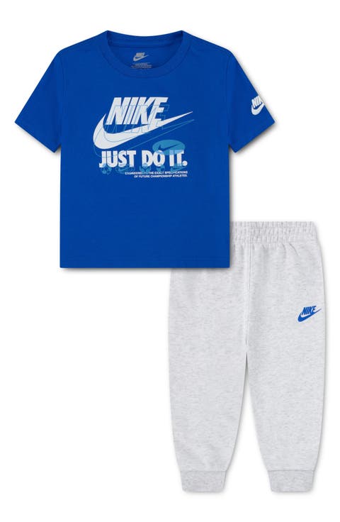 Kids' Sportswear Graphic T-Shirt & Fleece Joggers Set
