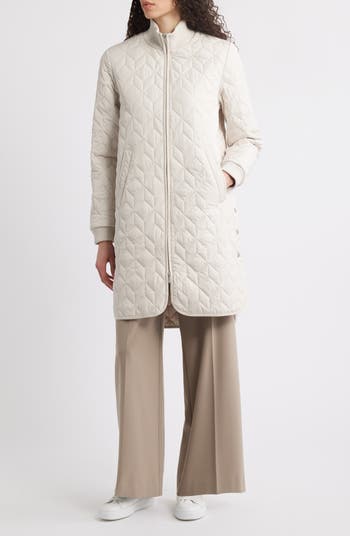Ilse Jacobsen Isle Jacobsen Long Quilted Jacket | Nordstrom