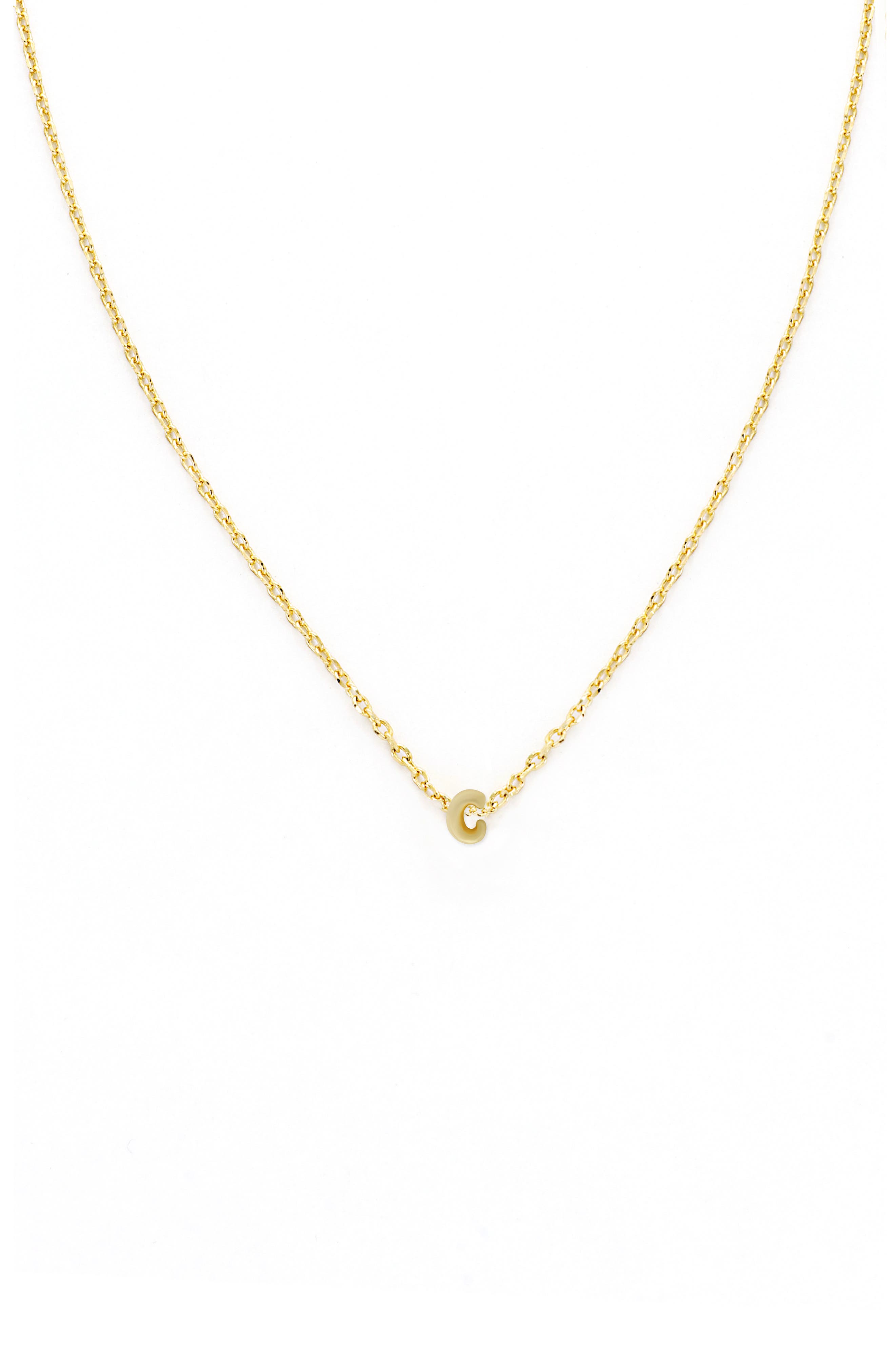 Panacea Bubble Initial Necklace