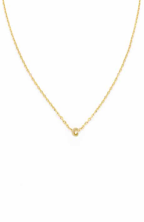 Panacea Bubble Initial Necklace