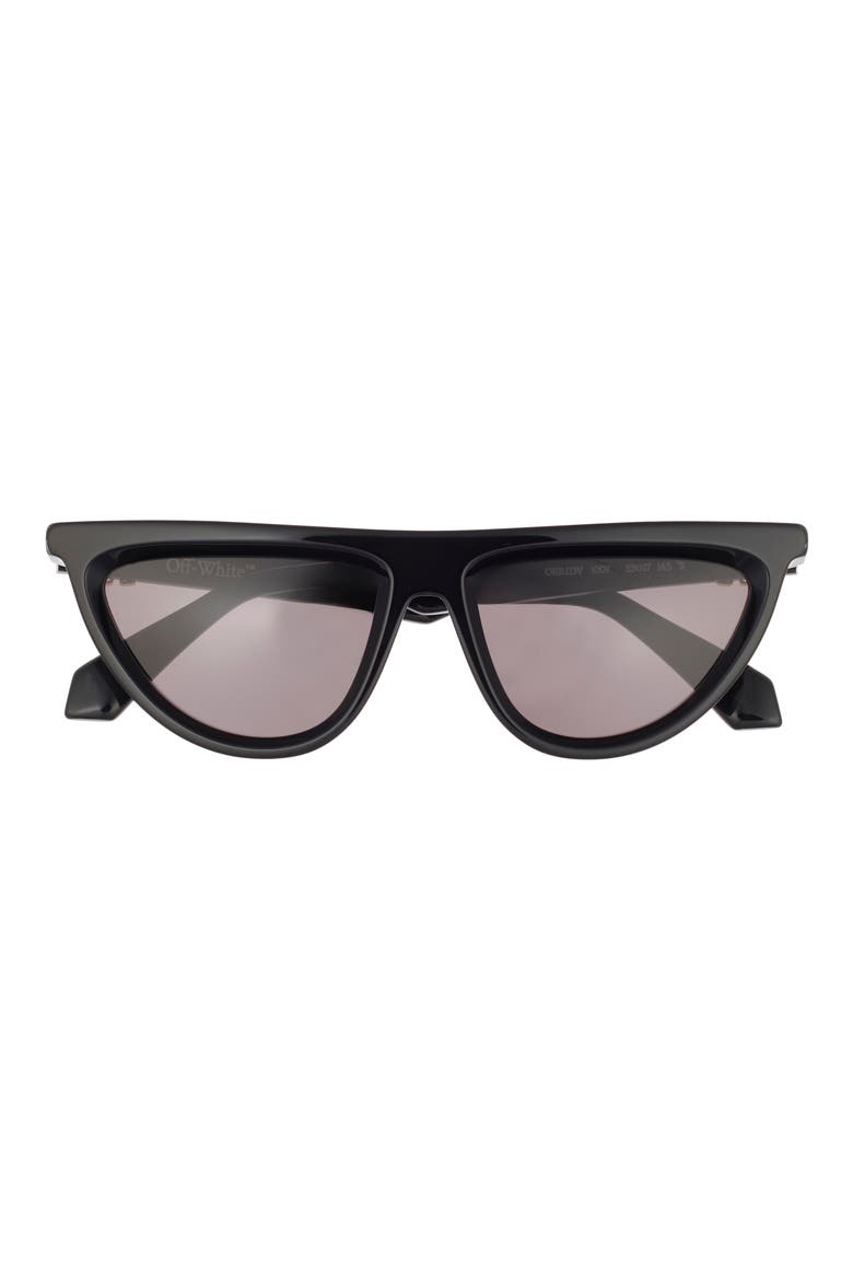 Jasper 53mm Cat Eye Sunglasses, Main, color, BLACK DARK GREY
