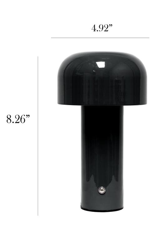 Lalia Home Touch Activated Wireless Lamp In Black